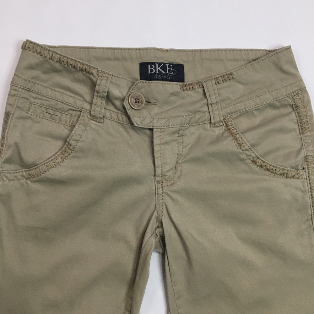 BKE Khaki Mollie Low Rise Bootcut Pants